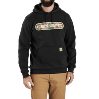 Thumbnail for Carhartt Loose Fit Midweight Camo Logo Graphic Hoodie 105942 | Sweatshirt | Gilford Hardware