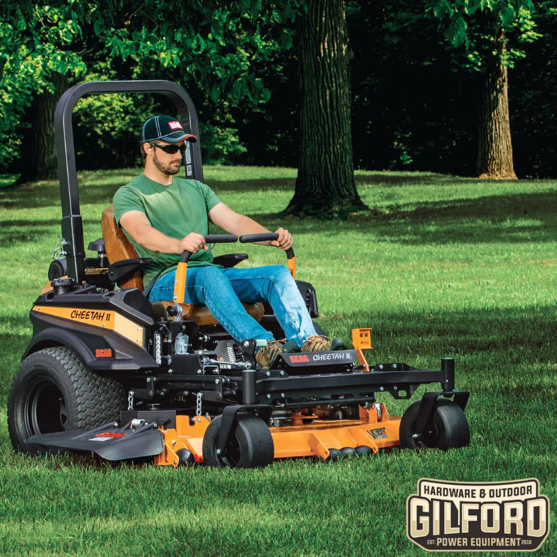 Scag Cheetah II Zero-Turn Riding Lawn Mower With 61-Inch Velocity Cutter Deck And 38 HP Kohler EFI - Blackout Edition