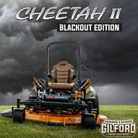 Thumbnail for Scag Cheetah II Zero-Turn Riding Lawn Mower With 61-Inch Velocity Cutter Deck And 38 HP Kohler EFI - Blackout Edition