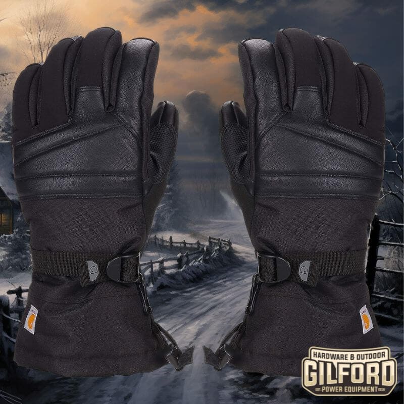 Carhartt Storm Defender®/Cold Snap Insulated Leather Gauntlet Gloves | Gilford Hardware 