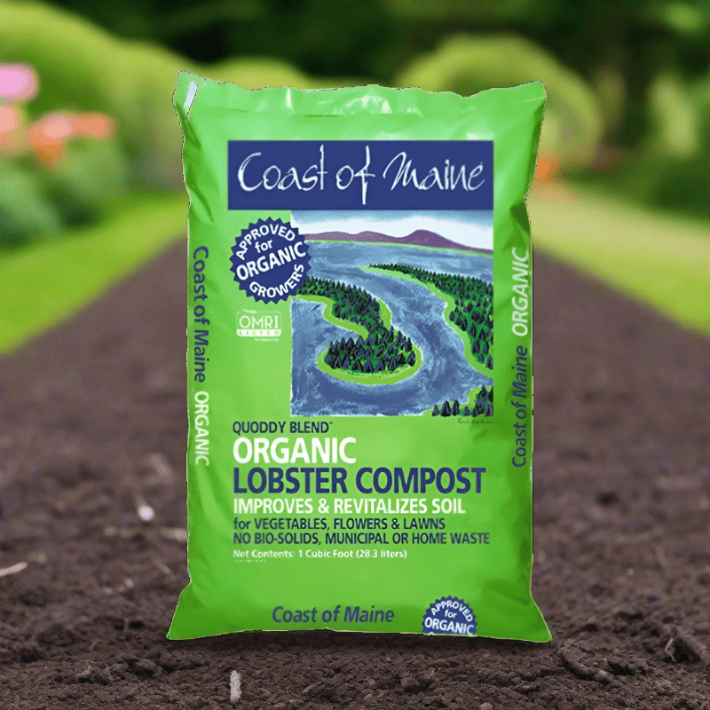 Coast Of Maine Quoddy Blend Lobster Organic and Natural Compost Improves and Revitalizes  Soil 1 ft³