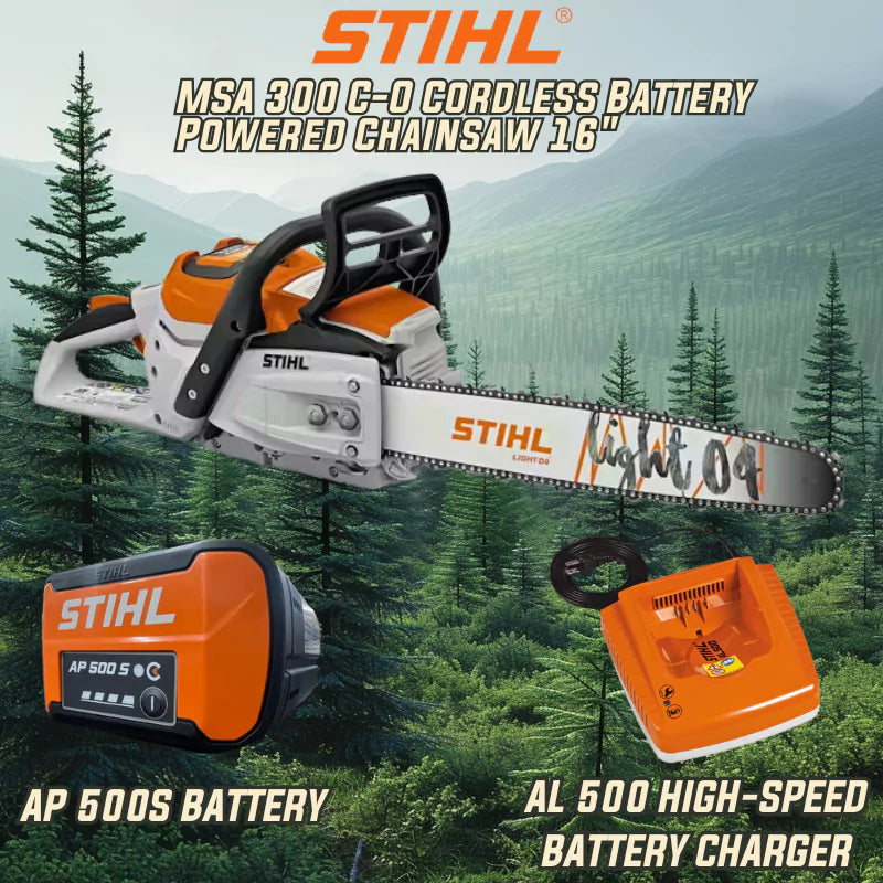 STIHL MSA 300 C-O Cordless Battery Powered Chainsaw 16"