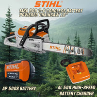 Thumbnail for STIHL MSA 300 C-O Cordless Battery Powered Chainsaw 16