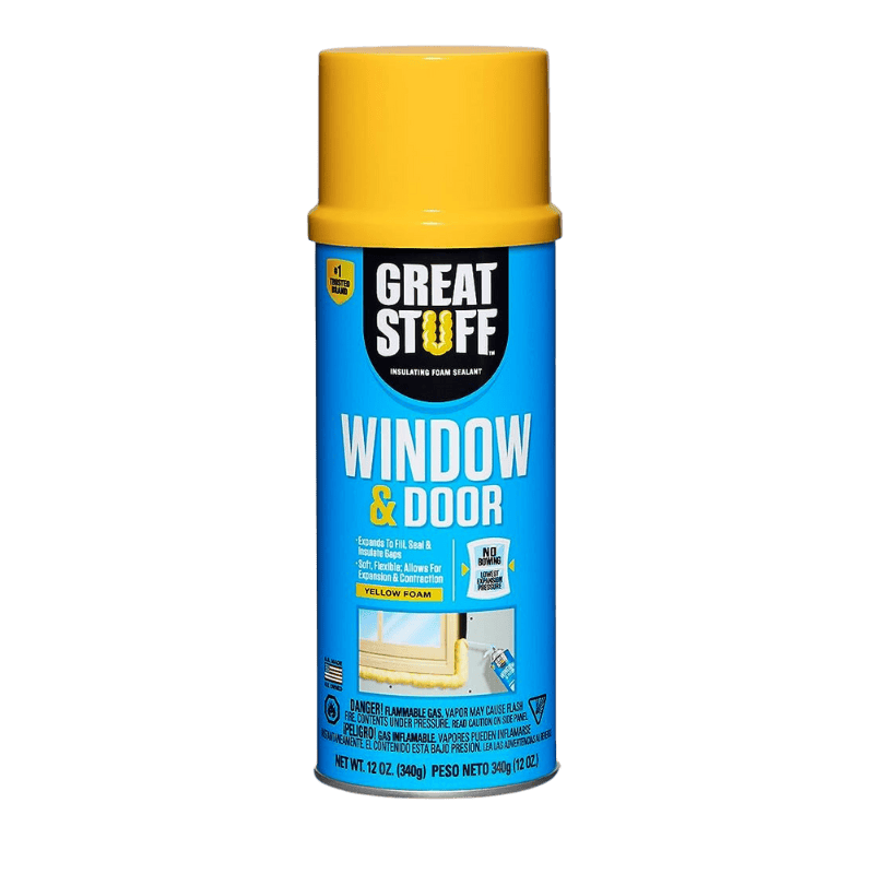 Great Stuff Window & Door Yellow Polyurethane Foam Insulating Sealant 12 oz.