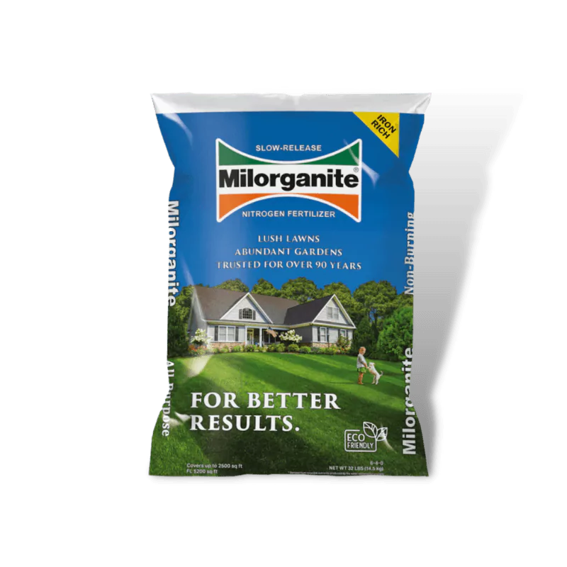 Milorganite Slow-Release Nitrogen Lawn Fertilizer 2500 sq. ft.