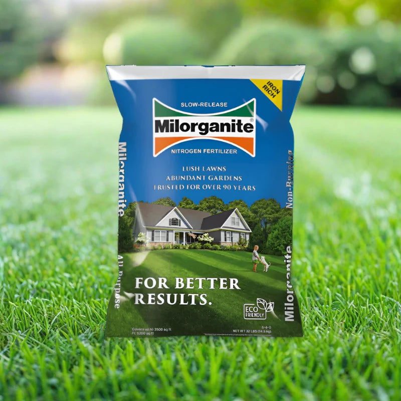 Milorganite Slow-Release Nitrogen Lawn Fertilizer 2500 sq. ft.