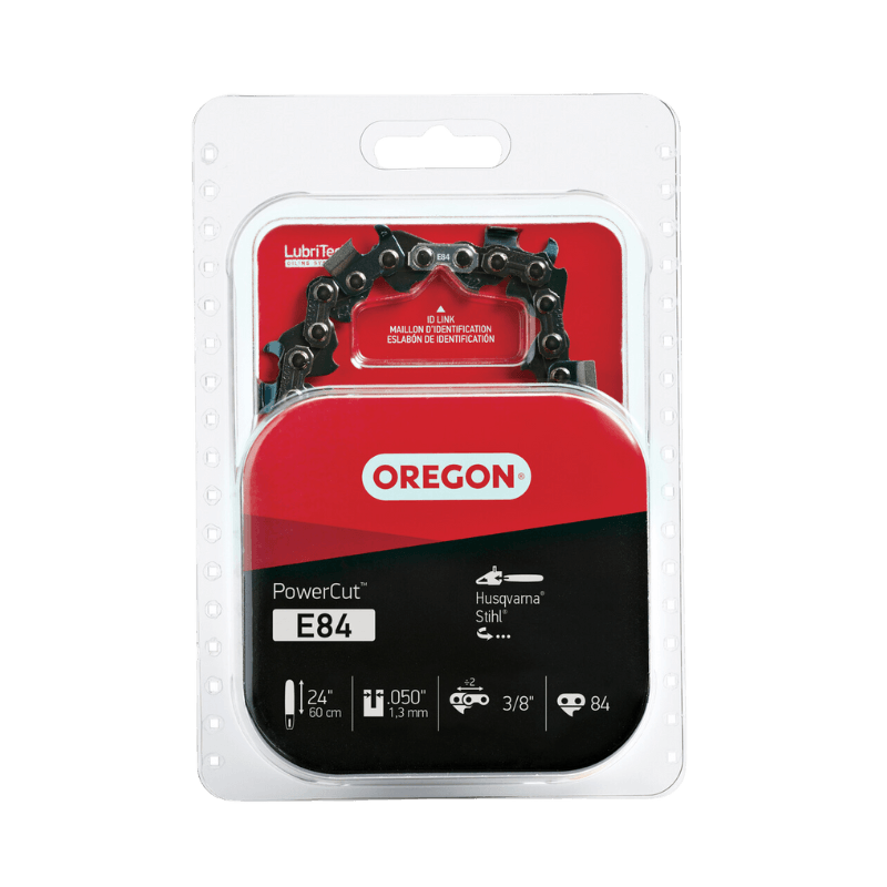 Oregon PowerCut Replacement Chainsaw Chain 3/8" 0.50, 24" 48 Links E84