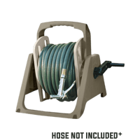 Thumbnail for Suncast Hose Handler Taupe Retractable Wall Mounted Hose Reel 100 ft.
