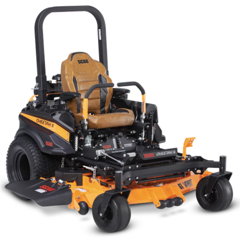 Scag Cheetah II Zero-Turn Riding Lawn Mower With 61-Inch Velocity Cutter Deck And 38 HP Kohler EFI - Blackout Edition