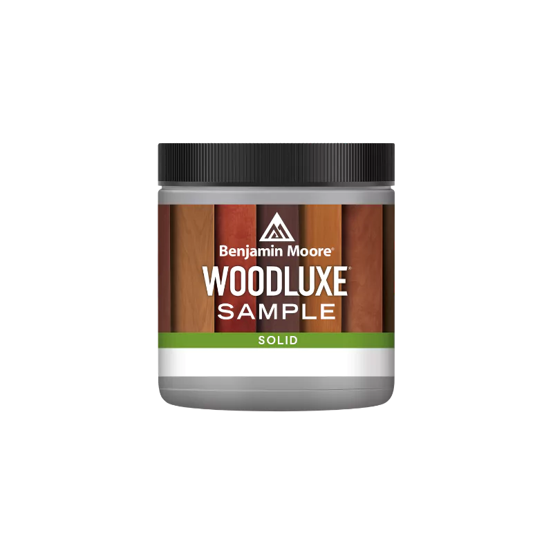 Benjamin Moore Woodluxe Premium Exterior Deck and Siding Stain Solid Water Based Half-Pint Sample (694)