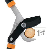 Thumbnail for Fiskars 28-Inch Power-Lever Lopper with 1-3/4-Inch Cut Capacity Steel Blade