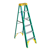 Thumbnail for Werner Fiberglass Step Ladder Type II 6-Foot. 225 lbs. capacity | Gilford Hardware