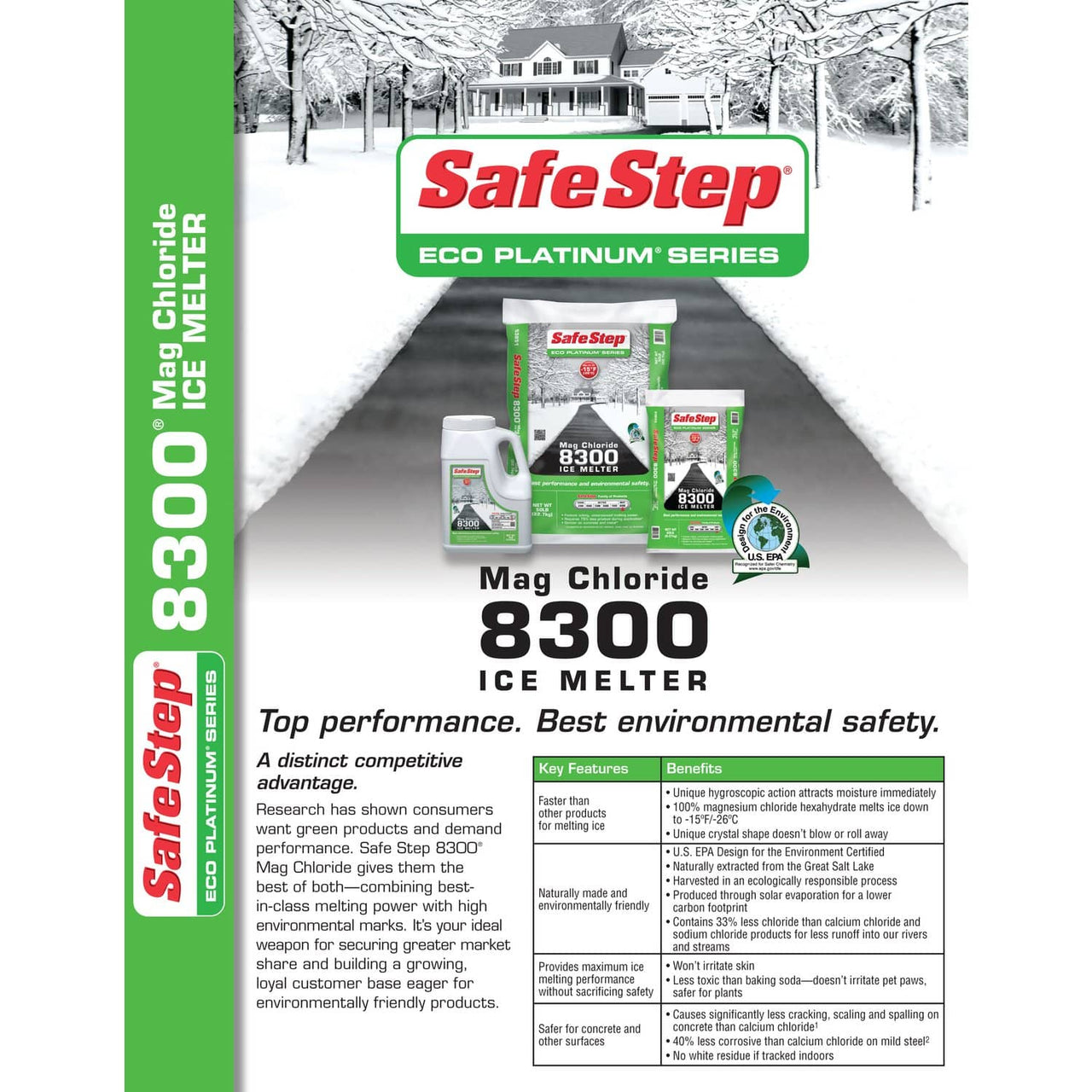 Safe Step Eco Platinum 8300 Ice Melt 50 lb. | Gilford Hardware 