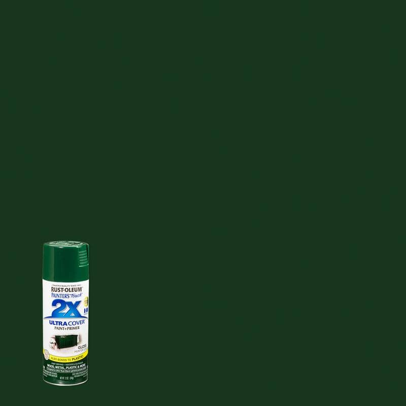 Rust-Oleum Spray Paint Hunter Green Gloss 12 oz. | Gilford Hardware