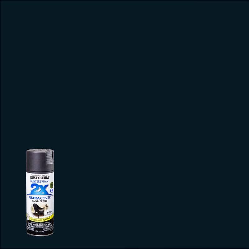 Rust-Oleum 2X Ultra Cover Satin Black Spray Paint 12 oz. | Spray Paint | Gilford Hardware & Outdoor Power Equipment