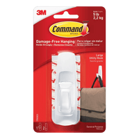 Thumbnail for 3M Command Large Plastic Hook 3-7/8 in. L | Hangers | Gilford Hardware & Outdoor Power Equipment