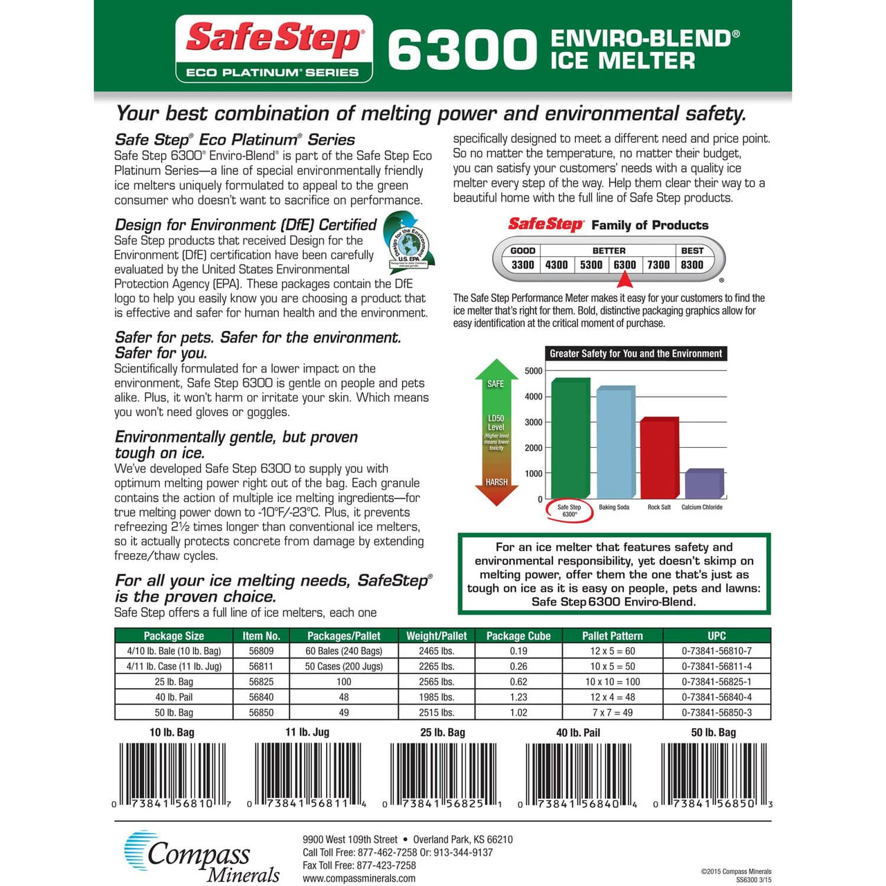 Safe Step Enviro-Blend 6300 Pet Friendly Granule Ice Melt 50 lb. | Gilford Hardware 