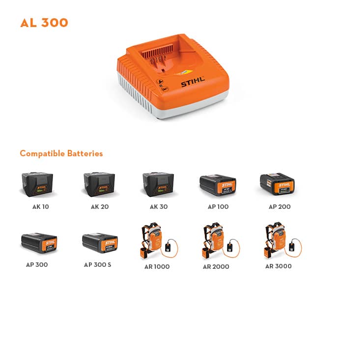 STIHL AL 300 Rapid Battery Charger | Outdoor Power Equipment Batteries | Gilford Hardware & Outdoor Power Equipment