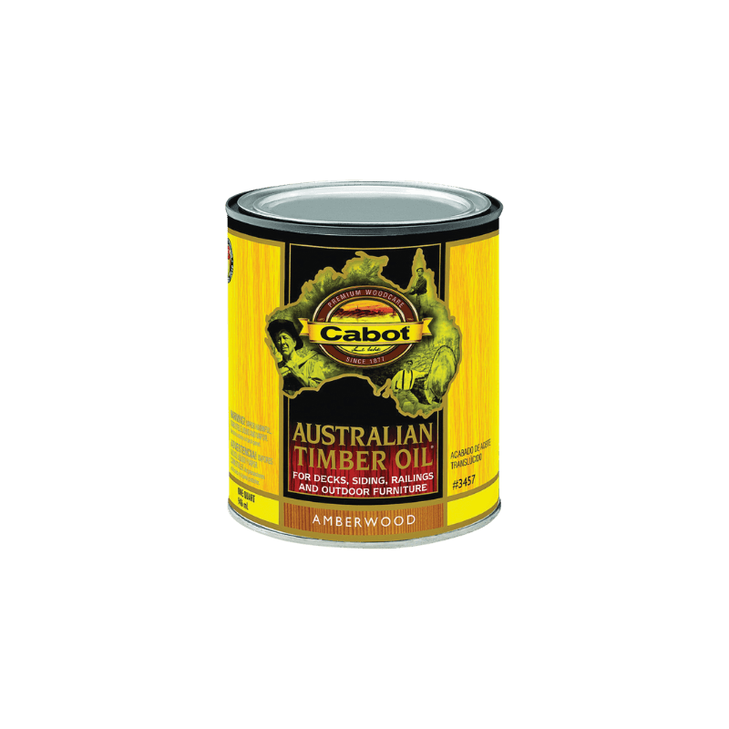 Cabot Australian Timber Oil Exterior Stain Amberwood | Stains | Gilford Hardware