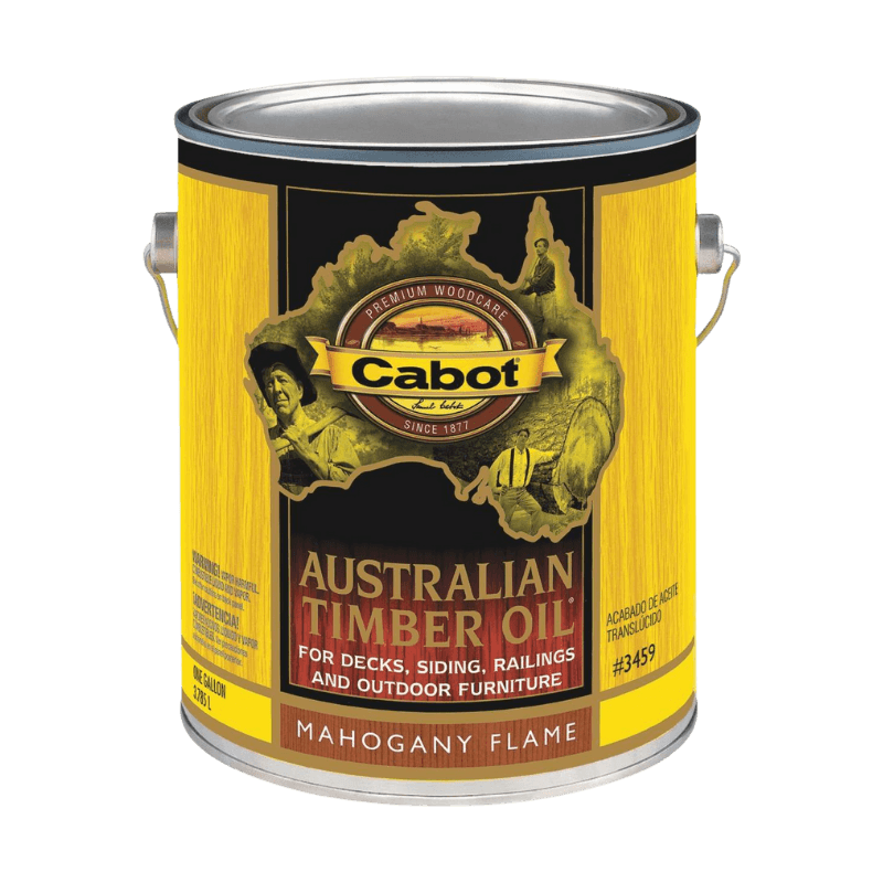 Cabot Australian Timber Oil Exterior Stain Mahogany Flame | Stains | Gilford Hardware