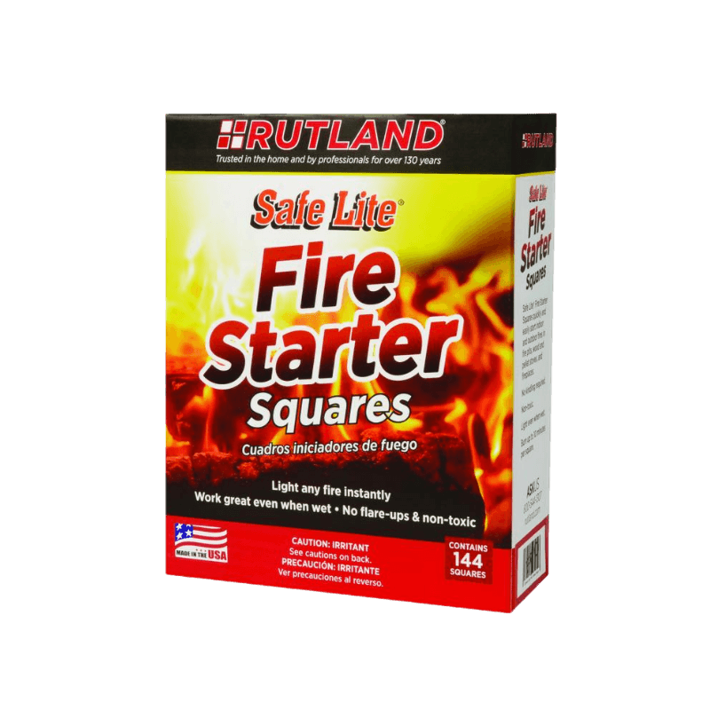 Rutland Safe Lite Wood Fire Starter 144-Pack. | Gilford Hardware