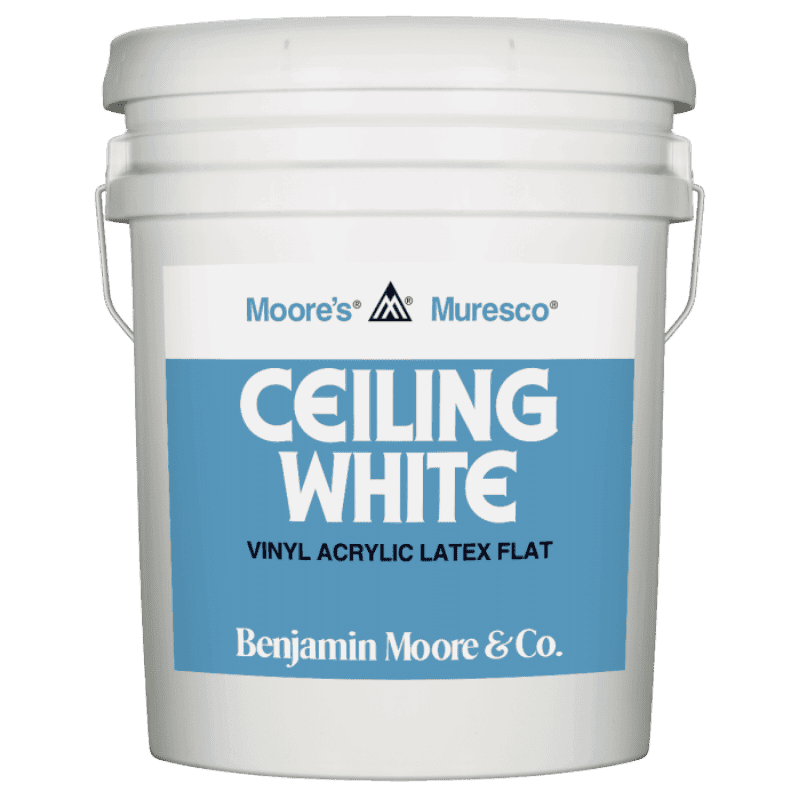 Benjamin Moore Muresco Ceiling White Flat Paint & Primer | Primers | Gilford Hardware