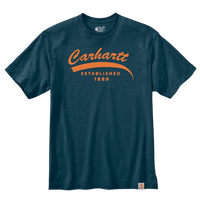 Thumbnail for Carhartt Relaxed Fit Heavyweight Short-Sleeve Script Graphic T-Shirt