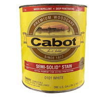 Thumbnail for Cabot Semi-Solid Stain White 0101 1 gal. | Gilford Hardware
