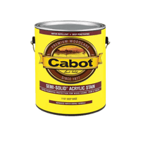 Thumbnail for Cabot Semi-Solid Tintable Deep Base Water-Based Acrylic Stain 1 gal. | Stains | Gilford Hardware