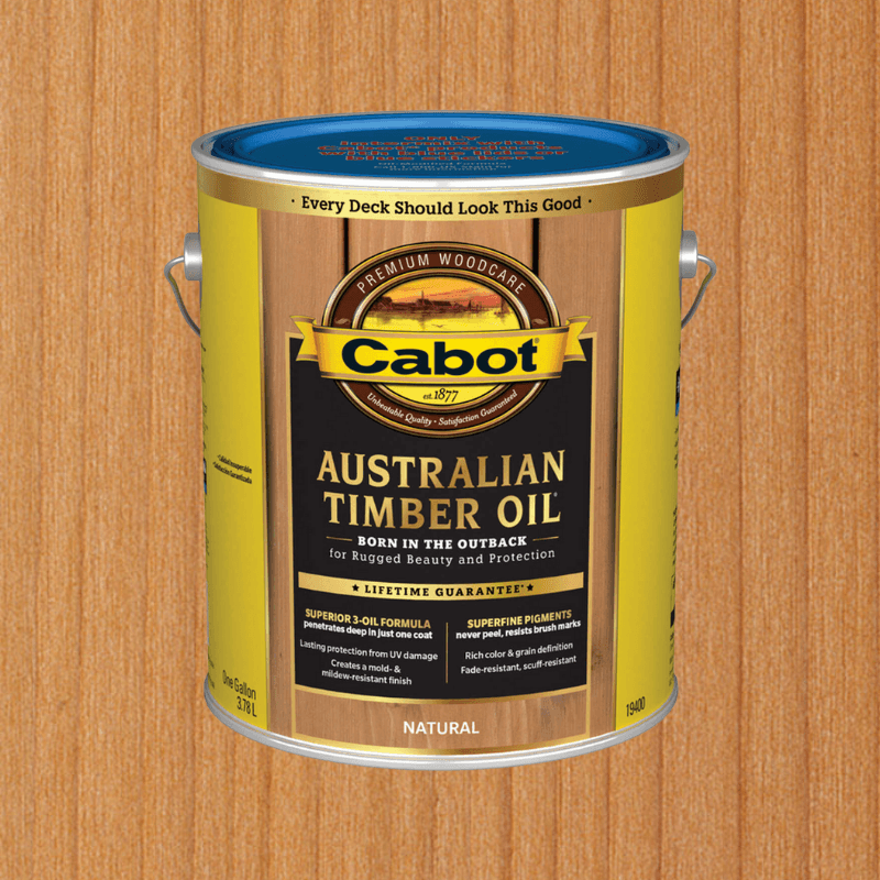 Cabot Australian Timber Oil Exterior Stain Amberwood | Stains | Gilford Hardware & Outdoor Power Equipment