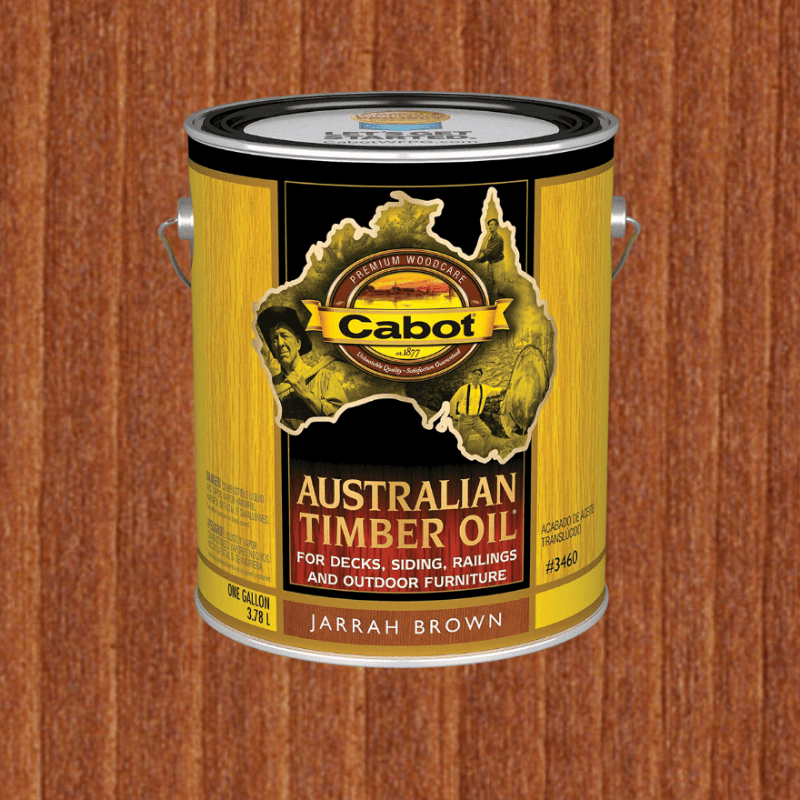 Cabot Australian Timber Oil Exterior Jarrah Brown | Stains | Gilford Hardware