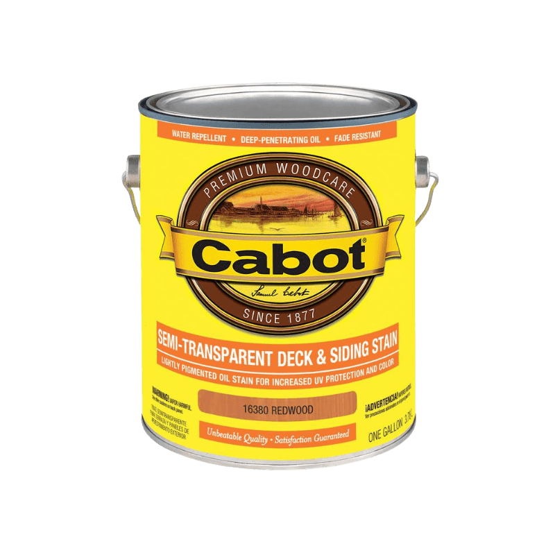 Cabot Semi-Transparent Deck and Siding Stain Redwood 1 gal. | Stains | Gilford Hardware & Outdoor Power Equipment
