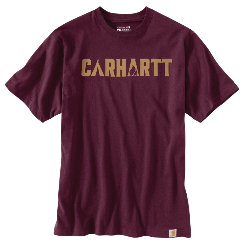 Carhartt Short Sleeve T-Shirt Relaxed Fit Camp Graphic | Gilford Hardware