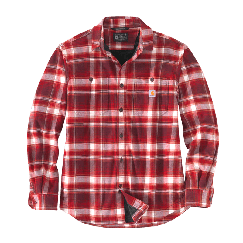 Carhartt Rugged Flex Fleece Lined Flannel Shirt | Gilford Hardware