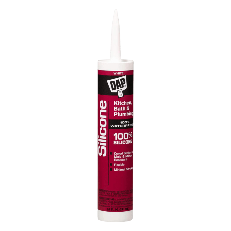 DAP Silicone Sealant Kitchen & Bath White 8 oz. | Hardware Glue & Adhesives | Gilford Hardware & Outdoor Power Equipment