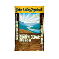 Thumbnail for Cedar Valley Organics Premium Brown Cedar Mulch 2 ft³ | Mulch | Gilford Hardware & Outdoor Power Equipment