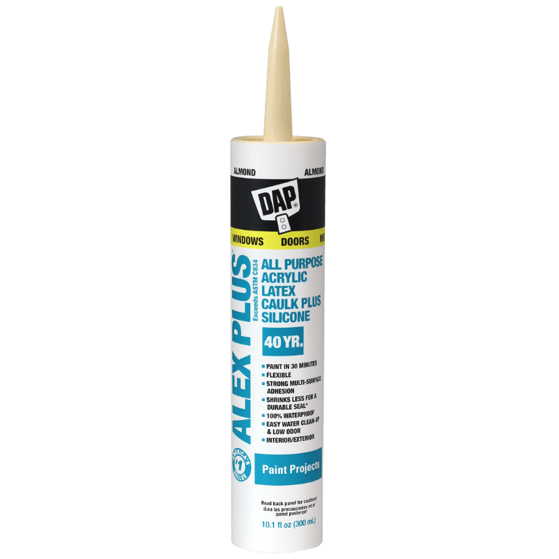 DAP Alex Plus Acrylic Latex All Purpose Caulk 10.1 oz | Gilford Hardware 