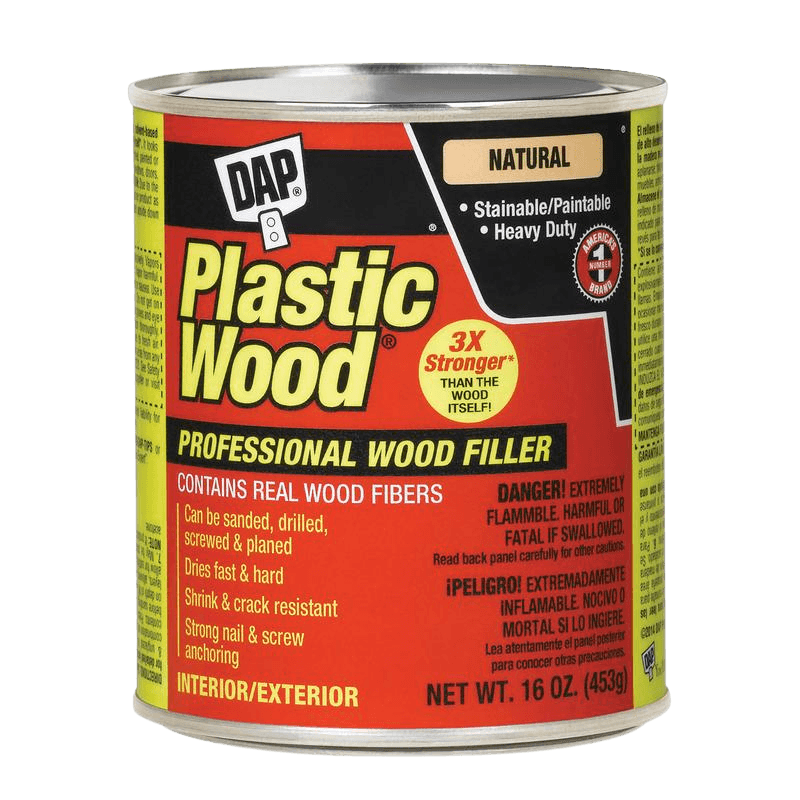 DAP Plastic Wood Filler Natural 16 oz. | Wall Patching Compounds & Plaster | Gilford Hardware & Outdoor Power Equipment