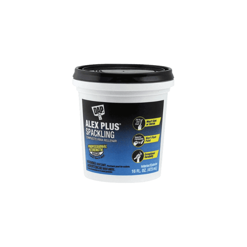 DAP Alex Plus Ready to Use Spackling Compound White 1 pt. | Wall Patching Compounds & Plaster | Gilford Hardware & Outdoor Power Equipment
