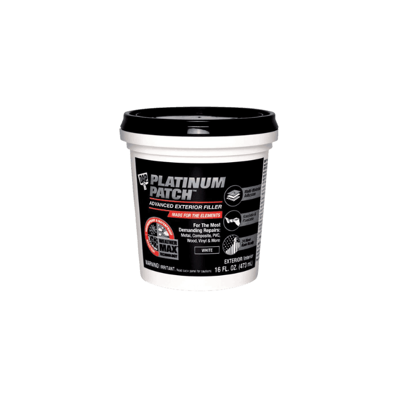 DAP Platinum Patch Ready to Use Exterior Filler White 16 oz. | Spackling | Gilford Hardware & Outdoor Power Equipment