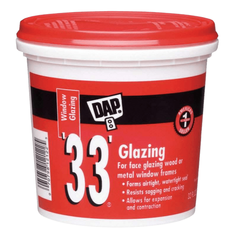 DAP '33' Glazing Compound White Quart | Gilford Hardware