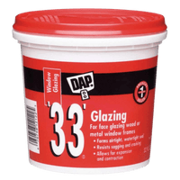 Thumbnail for DAP '33' Glazing Compound White Quart | Gilford Hardware