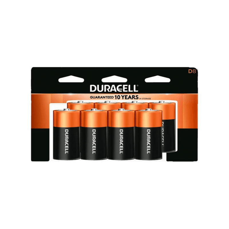 Duracell Coppertop Alkaline Batteries D 8-Pack. | Batteries | Gilford Hardware & Outdoor Power Equipment