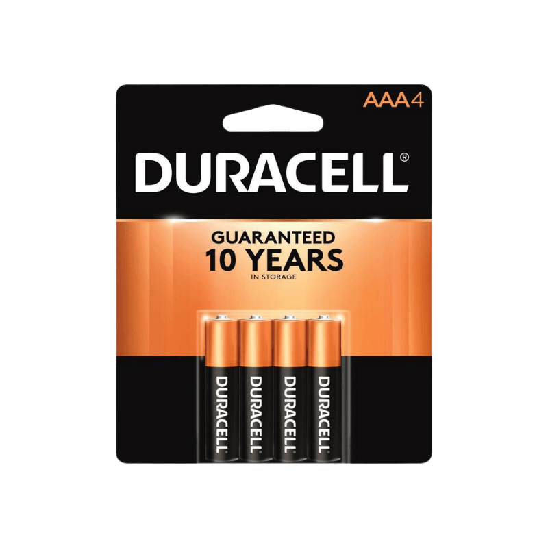 Duracell Coppertop AAA Alkaline Batteries 4-Pack | Gilford Hardware
