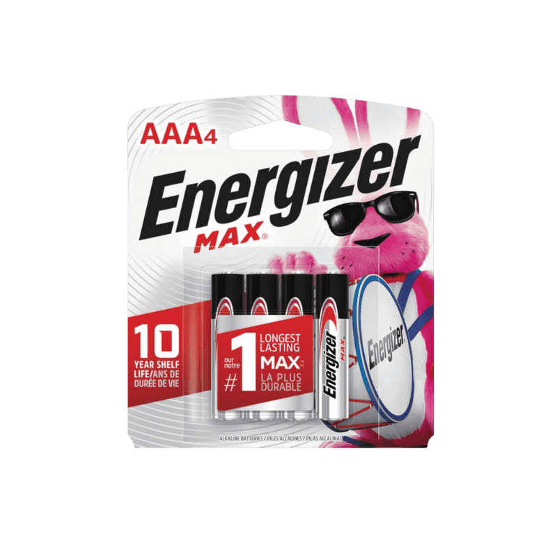 Energizer MAX AAA Alkaline Batteries 4-Pack. | Gilford Hardware 