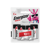 Thumbnail for Energizer MAX C Alkaline Batteries 4-Pack. | Gilford Hardware 