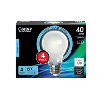 Thumbnail for Feit Electric A19 E26 (Medium) Filament LED Bulb Daylight 40 Watt Equivalence 4-Pack. | Gilford Hardware 