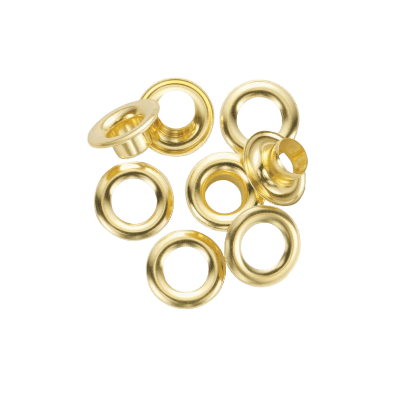 General Tools Brass Grommet  3/8 in. Dia. x 0.375 in. Dia. 24-Pack. | Gilford Hardware 