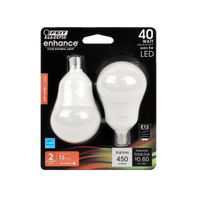 Thumbnail for Feit Electric Performance A15 E12 (Candelabra) LED Bulb Soft White 40 Watt Equivalence 2-Pack. | Gilford Hardware & Outdoor Power Equipment