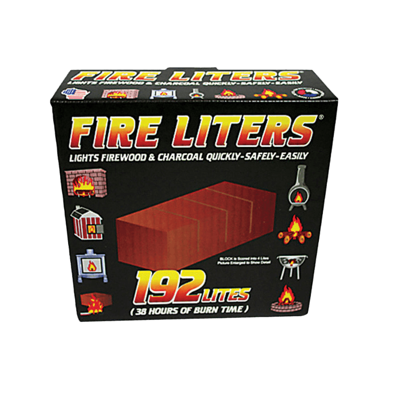 Fire Liters Wood Fiber Fire Starter 192-Pack | Gilford Hardware 